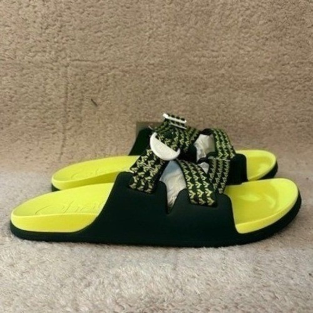 Chaco Chillos Slide Public Lands Evergreen Lime Green Mens‎ 15 Sandals JCH198445
